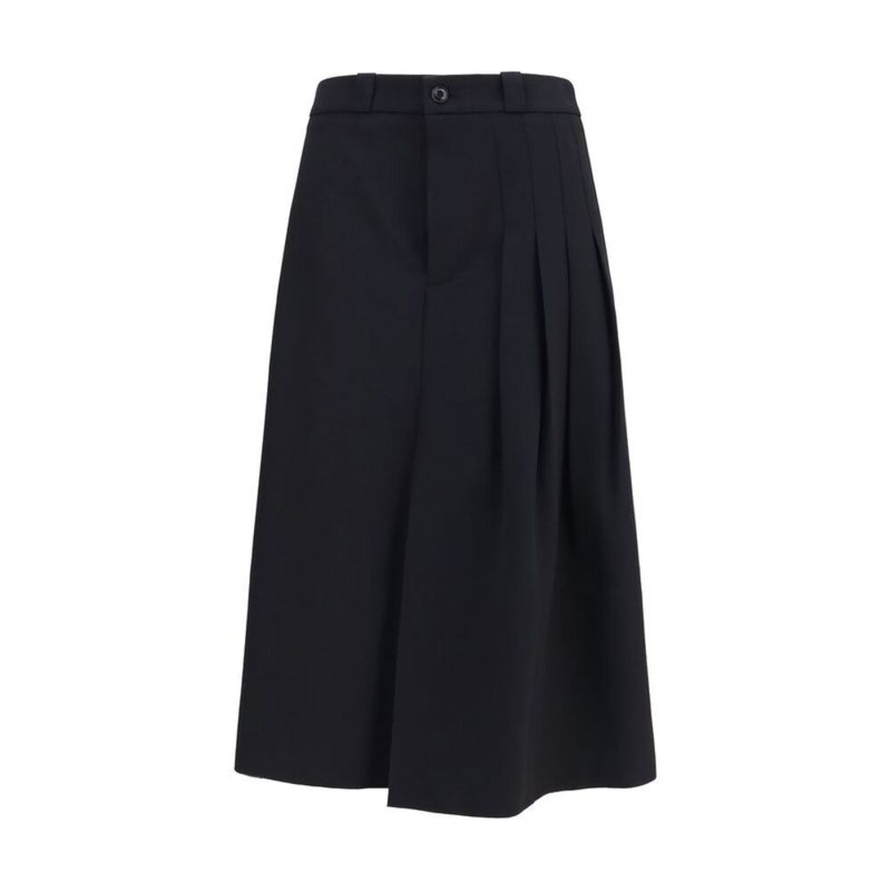 Our Legacy Black Wool Oves Aries Midi Women's Skirt